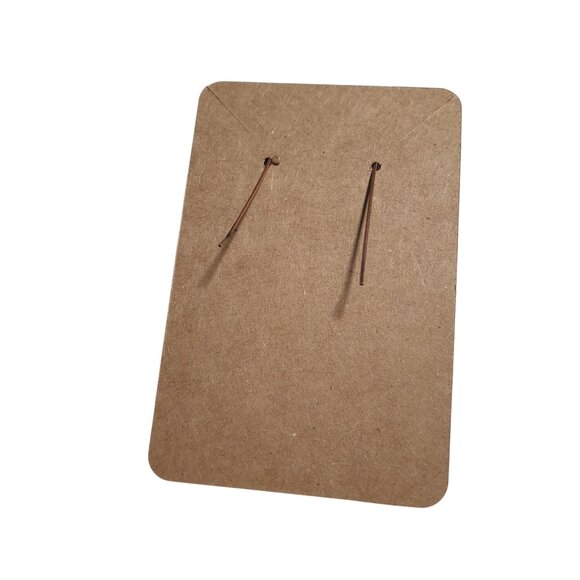 Turquoise Copper Tone Sunflower Drop Earrings Rhinestone Beach Boho Core Gift - Picture 4 of 4